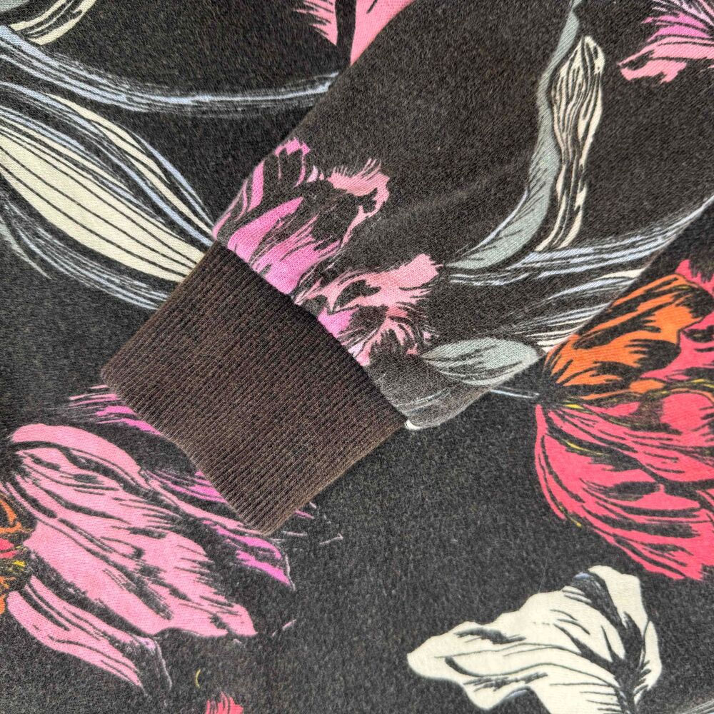 Free People Oh Whata Tunic Top Floral Bohemian Crewneck Oversize All Over Print - Picture 6 of 12